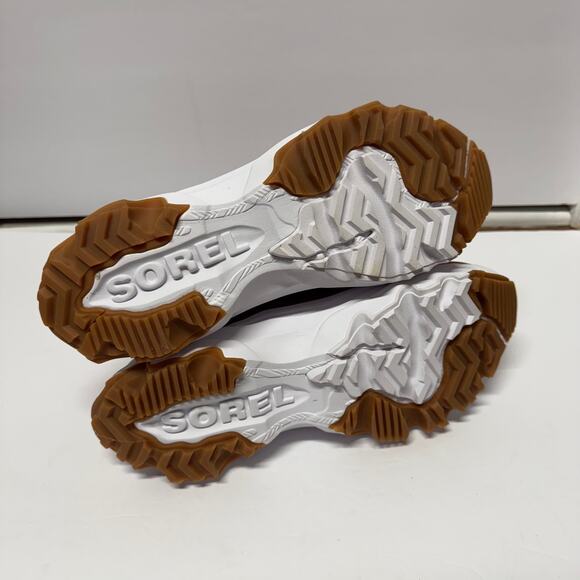 Sorel Womens Kinetic Breakthru Caribou Waterproof Boot Warp Red Chalk Size 10 - Picture 6 of 7